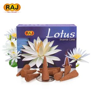 Aromaterapi/Rygning |  Raj Indien Røgelse Lotus Ægte Indisk Original Import Håndlavet Aromaterapi Røgelsestårn Kegle Røgelse 153 Aromaterapi/Rygning Aromaterapi/Rygning