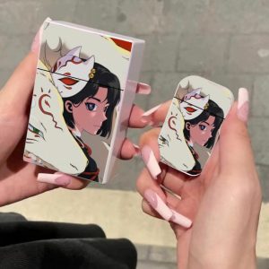 Lighter Og Rygningstilbehør |  Anime Nye Oppustelige Lighter Og Cigaretæske Kombination Kreativ Personlig Høj Æstetik Bærbar Cartoon Gave Til Kæreste Veninde Trendy Lighter Og Rygningstilbehør Lighter Og Rygningstilbehør