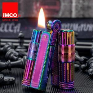 Lighter Og Rygningstilbehør |  Østrig Imco Petroleum Lighter Vindafvisende Holografisk Retro Nostalgisk Gammeldags Kreativ Personlighed Trendy Tilpasset Gave Til Kæresten Lighter Og Rygningstilbehør Lighter Og Rygningstilbehør