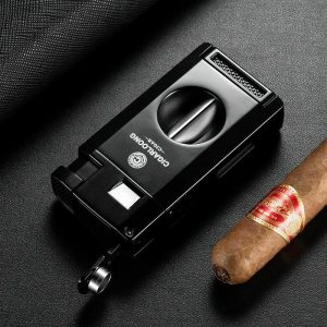 Lighter Og Rygningstilbehør |  Cigar Lighter 3-I-1 Cigar Klipper Lighter Enhed Lighter Med Special Cigar Saks V-Formet Lighter Og Rygningstilbehør Lighter Og Rygningstilbehør