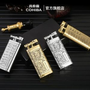 Lighter Og Rygningstilbehør |  Cohiba Officielle Ægte Cigar Lighter – Vintage Luksus Vindafvisende Lighter Til Cigarer Lighter Og Rygningstilbehør Lighter Og Rygningstilbehør