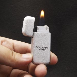 Lighter Og Rygningstilbehør |  Delfin Hy83 Mini Ultra-Tynd Slibeskive Åben Flamme Lighter Mat Overflade Bulk Tilpasset Kinesisk Sandet Overflade Lighter Lighter Og Rygningstilbehør Lighter Og Rygningstilbehør