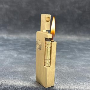 Lighter Og Rygningstilbehør |  Messing Side-Skridende Smal Version Af Petroleum Lighter Retro Kreativ Personlig Tilpasset Ny Model Gave Til Kæresten Tungt Originalt Fisketarm Lighter Og Rygningstilbehør Lighter Og Rygningstilbehør