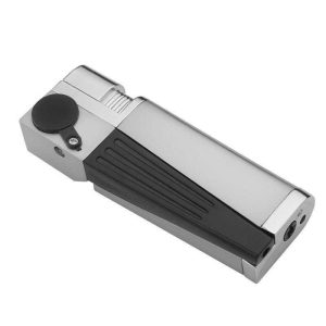 Lighter Og Rygningstilbehør |  Ny Sammenklappelig Pibe Lighter, Multifunktionel, Gasdrevet, Skrå Flamme, Kreativ, Personlig, Retro, Bærbar, Kompakt Metal. Lighter Og Rygningstilbehør Lighter Og Rygningstilbehør