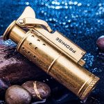 Lighter Og Rygningstilbehør |  Promise Messing Skyttegrav Benzin Lighter, Unik Retro Anden Verdenskrig Antik Sølv Vindbeskyttet Gammeldags Herre Lighter Med Gravering. Lighter Og Rygningstilbehør Lighter Og Rygningstilbehør