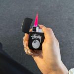 Lighter Og Rygningstilbehør |  Stuxi Trendy Lighter Og Cigaretetui – 20 Stk. Groft Pink Flamme Lighter Sæt, Perfekt Gave Til Kæresten. Lighter Og Rygningstilbehør Lighter Og Rygningstilbehør