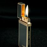 Lighter Og Rygningstilbehør |  Ultrathin Oppustelig Lighter, Harpiks Malet I Guld, Kreativ Personlig Trendy Lighter, Gave Til Kæresten. Lighter Og Rygningstilbehør Lighter Og Rygningstilbehør