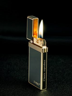 Lighter Og Rygningstilbehør |  Ultrathin Oppustelig Lighter, Harpiks Malet I Guld, Kreativ Personlig Trendy Lighter, Gave Til Kæresten. Lighter Og Rygningstilbehør Lighter Og Rygningstilbehør