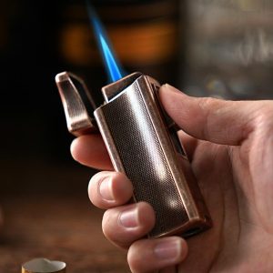 Lighter Og Rygningstilbehør |  Vanity Fair Luksus Cigar Lighter – Retro Personlighed, Vindafvisende Lighter Med Cigaret Holder Og Hulværktøj Lighter Og Rygningstilbehør Lighter Og Rygningstilbehør