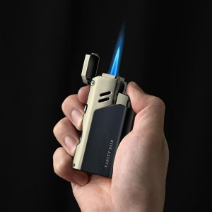 Lighter Og Rygningstilbehør |  Vanity Fair Multifunktionel Cigar Lighter, Vindresistent, Gasfyldt Med Enkelt Flamme Og Hulværktøj, Bærbar. Lighter Og Rygningstilbehør Lighter Og Rygningstilbehør