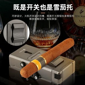 Lighter Og Rygningstilbehør |  Xifei Cigar Lighter V-Klip Multifunktionel Bærbar Fem-I-En Zinklegering Høj Kvalitet Lighter Gave Til Manden Lighter Og Rygningstilbehør Lighter Og Rygningstilbehør