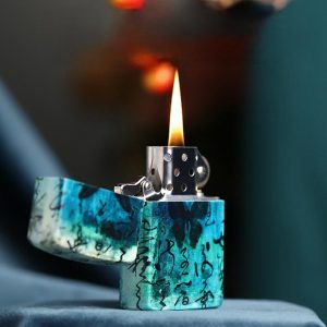 Lighter Og Rygningstilbehør |  Zorro Ny Model Benzin Lighter Zhuangsheng Drømmer Om Sommerfugle Retro Vindafvisende Kreativ Gaveæske Til Mænds Fødselsdag Lighter Og Rygningstilbehør Lighter Og Rygningstilbehør