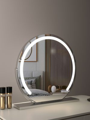 Spejl Til Makeup |  Gragas Intelligent Makeup Spejl Skrivebord Led Makeup Spejl Til Hjemmebrug, Lysende Skønhedsspejl Med Høj Kvalitet Og Roterbar Funktion. Spejl Til Makeup Spejl Til Makeup