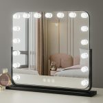 Spejl Til Makeup |  Makeup Spejl Med Led Lys, Bordspejl Til Makeup, Opladelig Til Hjemmebrug, Smart Roterende Lys Spejl Til Soveværelse, Bordspejl. Spejl Til Makeup Spejl Til Makeup