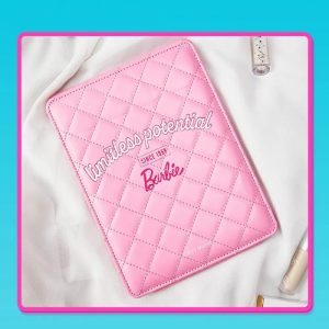 Spejl Til Makeup |  Miniso Barbie Solskin Glitrende Serie Diamantfoldet Makeup Spejl Hd Praktisk Justerbar Ny Model Spejl Til Makeup Spejl Til Makeup