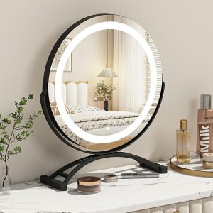 Spejl Til Makeup |  Smart Led Makeup Spejl Til Skrivebordet Med Lys Til Piger, Ideelt Til Soveværelset Og Studieboligen, Ins-Stil Makeup Spejl. Spejl Til Makeup Spejl Til Makeup