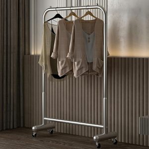 Tøjstativ |  Rustfrit Stål Tøjdisplay Stativ, Gulvstående Tøjstativ, Specialdesignet Ø-Stand Til Børnetøj, Tøjophængningsramme. Tøjstativ Tøjstativ