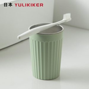 Vaskekop |  Japansk Minimalistisk Rustfrit Stål Tandbørsteholder Til Hjemmet, Mundskyllekrus, Tandkrus, Par Tandbørsteholder, Børns Vandkrus. Vaskekop Vaskekop