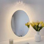 Spejl Til Makeup |  Mørkekammervæg Spejl Med Led Lys Til Badeværelse, Makeup Og Garderobe – Anti-Dug Touch Spejl Fra Casa. Spejl Til Makeup Spejl Til Makeup