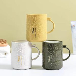 Vaskekop |  Familievenlig Anti-Mug Nordisk Stil Tandbørste Kop, Helende Farver, Pige Vandkop, Studenterkop Til Sovesal, Minimalistisk Design. Vaskekop Vaskekop