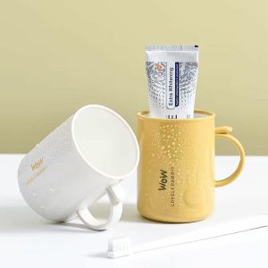 Vaskekop |  Familievenlig Anti-Mug Nordisk Stil Tandbørste Kop, Helende Farver, Pige Vandkop, Studenterkop Til Sovesal, Minimalistisk Design. Vaskekop Vaskekop