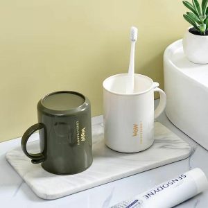 Vaskekop |  Familievenlig Anti-Mug Nordisk Stil Tandbørste Kop, Helende Farver, Pige Vandkop, Studenterkop Til Sovesal, Minimalistisk Design. Vaskekop Vaskekop